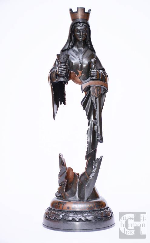 Zanikająca, grafit, miedź, wys. 46 cm, wyk. Bogdan Krauze, własność prywatna, fot. Piotr Łuczak