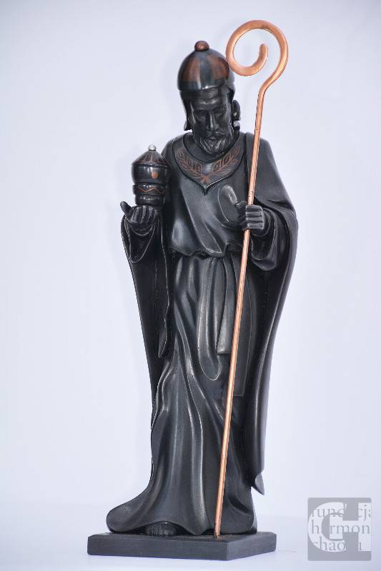 Król (szopka), grafit, wys. 43 cm, wyk. Bogdan Krauze, własność Sanktuarium w Leśniowie, fot. Piotr Łuczak